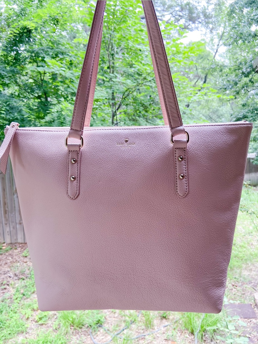 Kate Spade Penny Larchmont Avenue Tote - Blush Pebbled Leather Balletcore EUC
